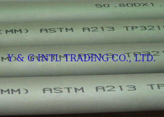 Sans couture/a soudé la tuyauterie ASTM A312 TP321 d'acier inoxydable pour l'industrie aérospatiale