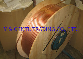 Tuyau fait sur commande d'en cuivre de bobine de tuyauterie/crêpe de bobine d'en cuivre de longueur épaisseur de paroi de 0,1 - de 200mm
