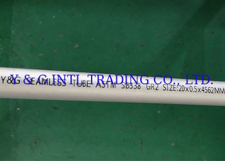 Tubes de titane ronds polissés alliage soudé sans soudure 0,1% Impureté