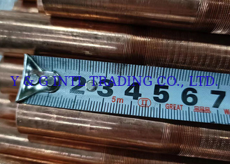 Exchanger de chaleur de type KL Fin Cupro tube à nageoires de nickel en argent avec tube nu alliage de cuivre nickel