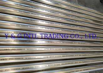Pipe en alliage de cuivre standard ASTM B75 laminée à froid personnalisée