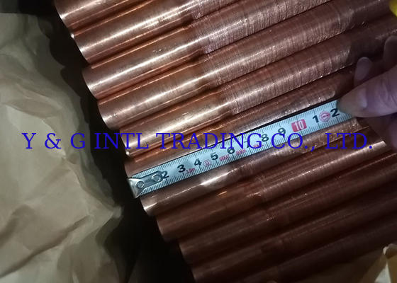 Fin de tube en acier inoxydable 0,3 mm - 1 mm pour échangeur de chaleur industriel