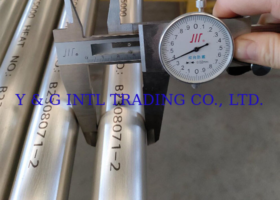 Pipe en alliage de cuivre et de nickel poli en argent sur mesure Traitement de surface laminée à froid