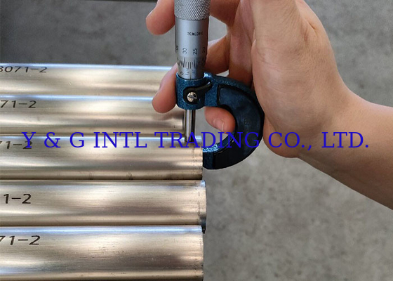 Pipe en alliage de cuivre standard ASTM B75 laminée à froid personnalisée