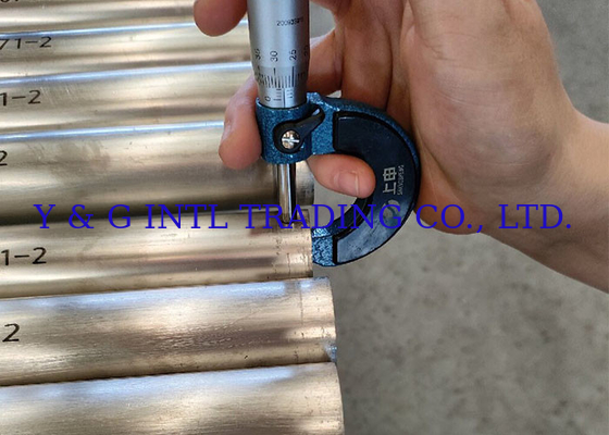 Pipe en alliage de cuivre standard ASTM B75 laminée à froid personnalisée